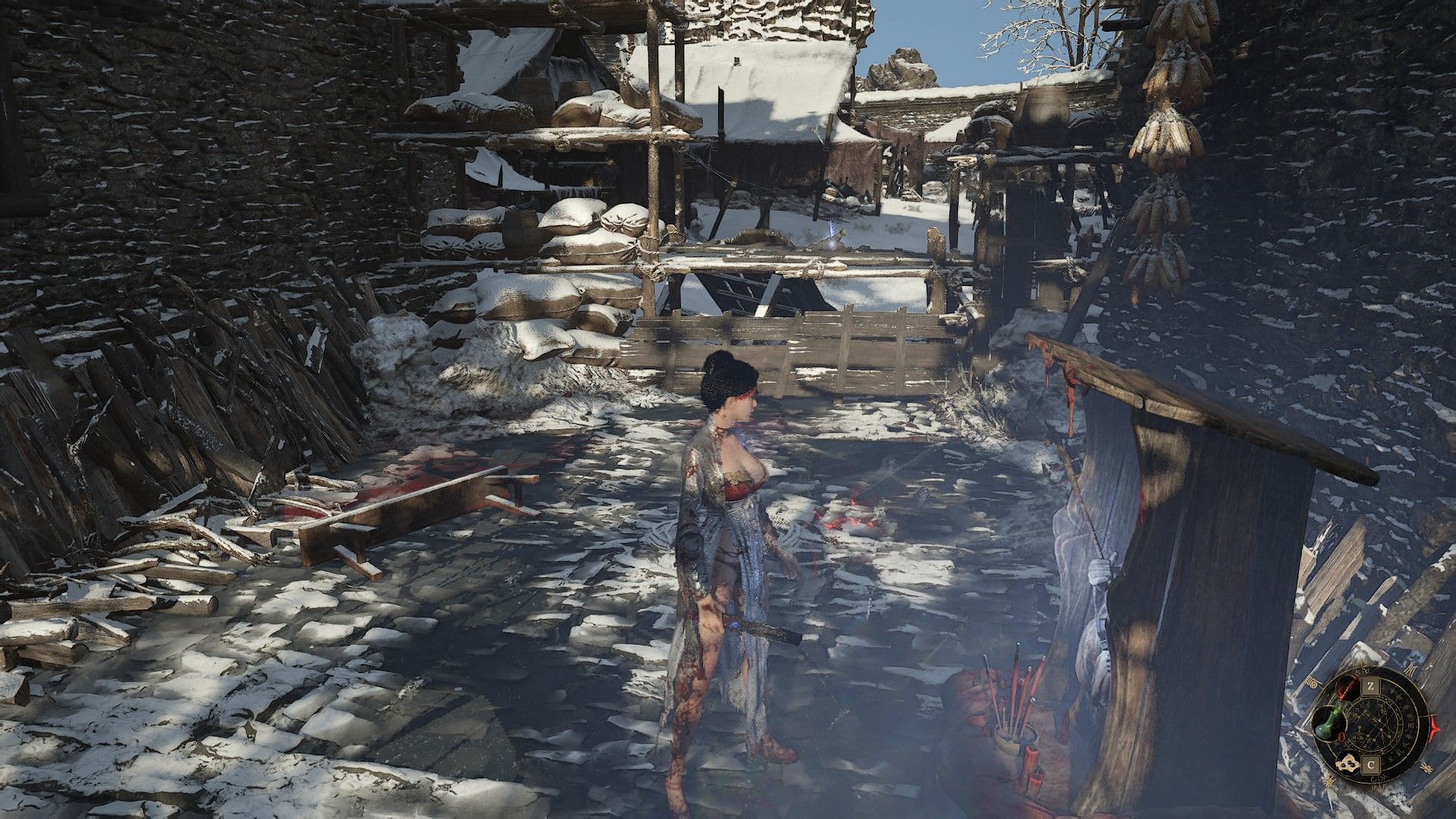 Cloudspire City shrine location (Image via 505 Games)